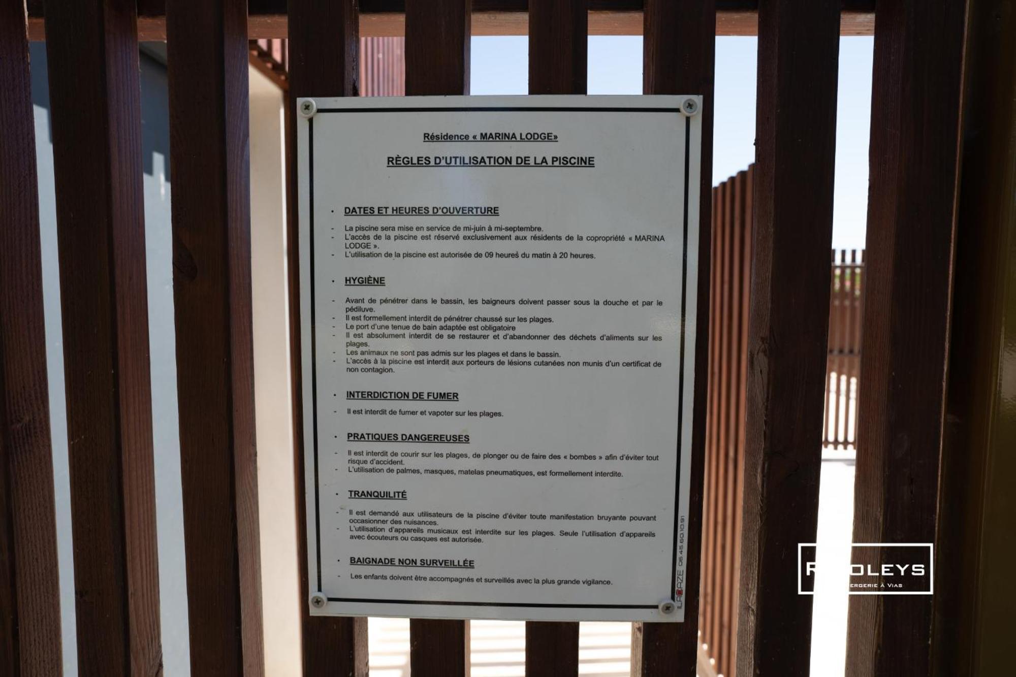 Villa T3 Climatisee En Residence Avec Piscine Vias Zewnętrze zdjęcie